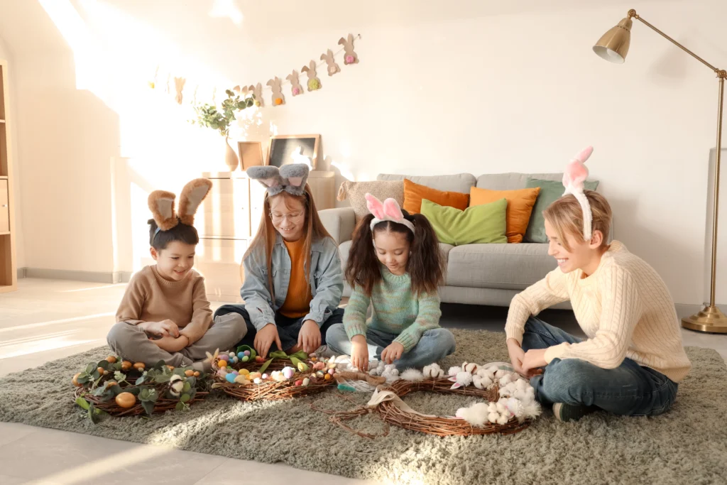 15 Budget Easter Ideas NZ: Easter wreaths | Swoosh Finance